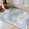World Rug Gallery Modern Abstract Whispers Area Rug 2'x3' Blue 936BLUE2X3 - alternate 1